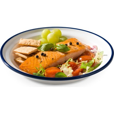 Assiette Creuse Méditerranéenne Mélamine Ø 20 cm - Pujadas
