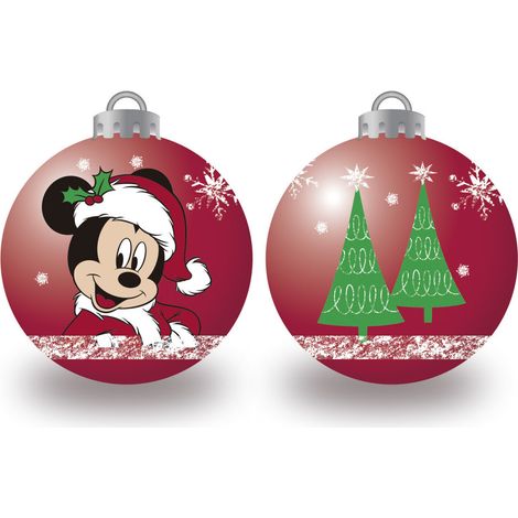 Lot de 10 boules de Noël 6cm - Mickey (1/3)