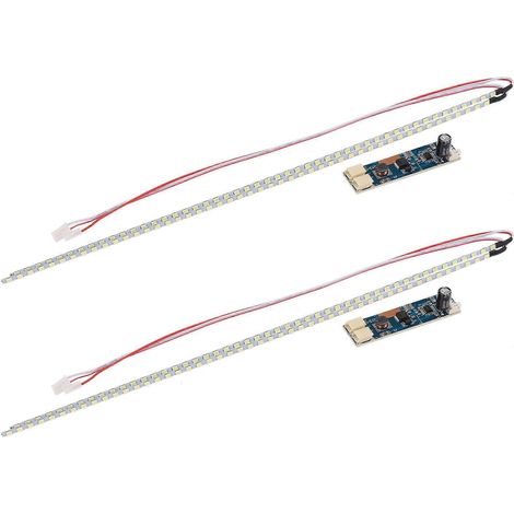 Kit de 2 bandes de rétroéclairage LED bleues dimmables pour écran large LCD 15 pouces (315 mm). (1/5)
