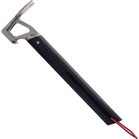 Camping Hammer, Multifonction Camping en Plein air Mallet Aluminium Tente Marteau avec Tente pieu Remover (1/5)