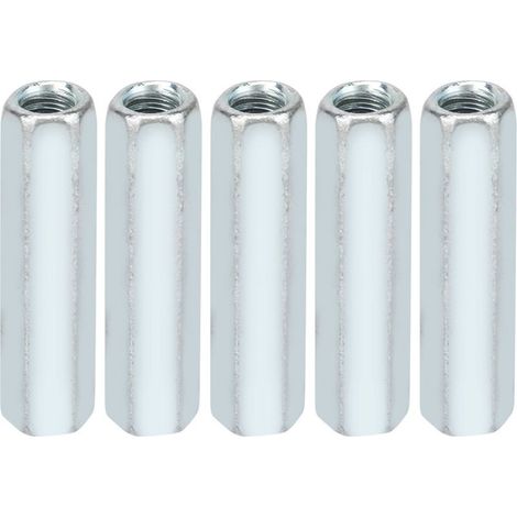 5 pièces M6 40 longue tige écrou hexagonal manchon hexagonal écrou entretoise attaches filetées (1/4)