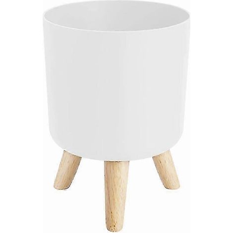 Pots de fleurs modernes sur pieds en bois, support pour chambre ou salon, pot de fleurs à poser sur le sol, maison (1/5)