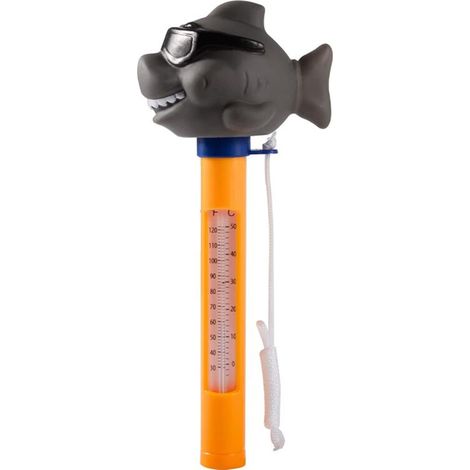 1 Thermomètre flottant,corde de fixation,écran dual °C/°F,plastique ABS,piscine spa baignoire (1/5)