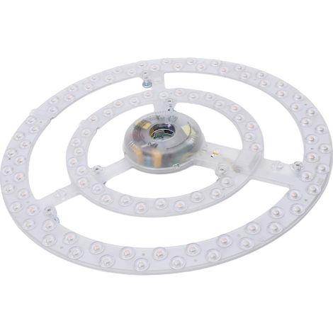 Panneau lumineux LED de remplacement pour ventilateur de plafond de 13,2 pouces, 3 couleurs réglables, montage encastré, compatible avec les ventilateurs de plafond. (1/5)