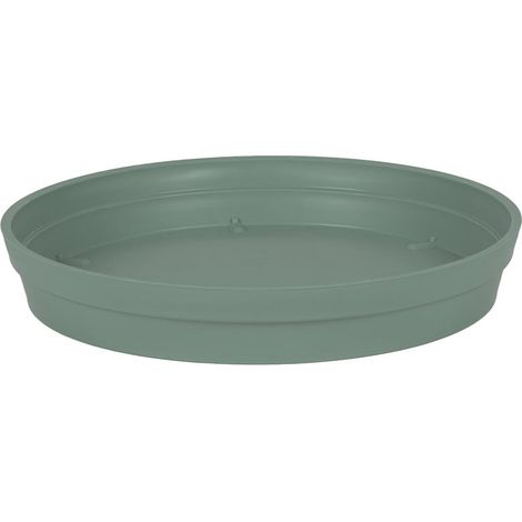 Soucoupe Ø 28 cm pour pot Ø 40 cm - Vert laurier - Eda