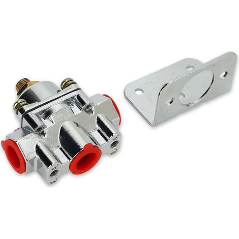 Régulateur de pression de carburant, alliage de zinc, 1-4 PSI, connecteur NPT 3/8 pouce, acier inoxydable 12-804, convient aux carburateurs Edelbrock. (1/5)