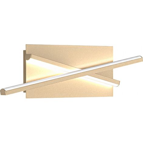 Applique Moderna Dna Alluminio Oro Led 15W (1/5)