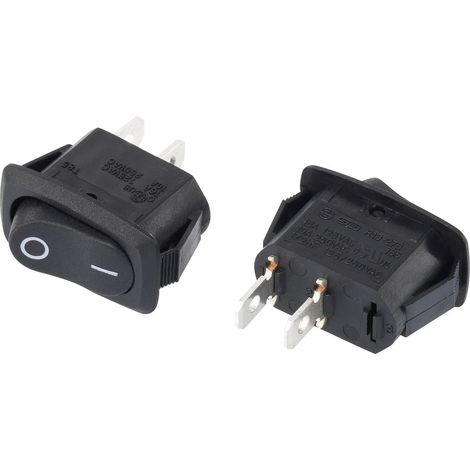 TRU COMPONENTS 1588083 Wippschalter TC-R13-278A-02 250 V/AC 10 A 2 x Aus/Ein rastend 1 St.