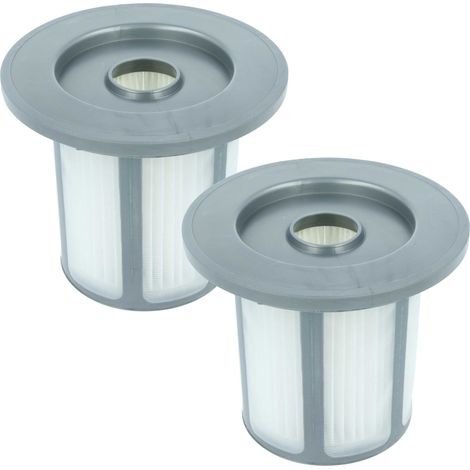 vhbw 2x Faltenfilter Ersatz für Bosch 12033215 für Staubsauger - Patronenfilter Grau Weiß