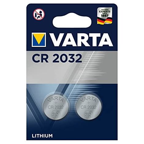 Micropila lithium cr2032 3v Varta blíster 2 unid ø20.0x3.2mm