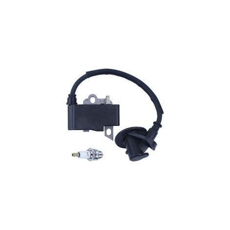 Lot de 1 Module de bobine d'allumage pour Stihl MS181 MS211 MS211C MS171, série de pièces de rechange avec bougie d'allumage 1139 400 1307