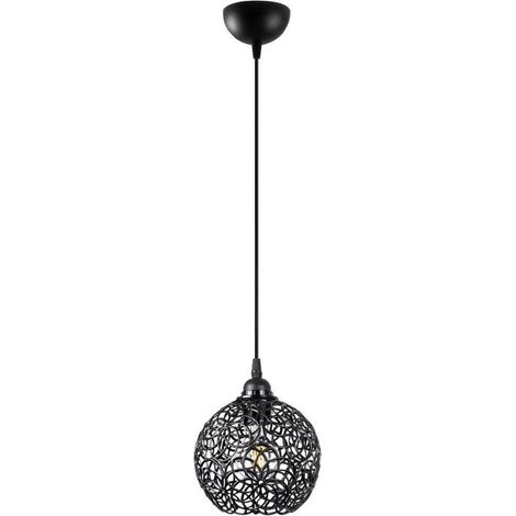 Sospensione lustre D BY M.RED Nero - Metallo nero - Elegante - Stile contemporaneo (1/5)