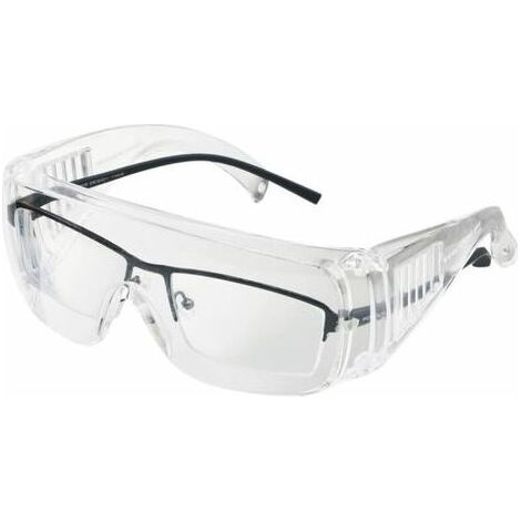Lunettes De Sécurité - Polycarbonate Antichoc Et Anti-rayures - Protection Latérale UV Et Contre Le Vent - Pour Porteurs De Lunettes - 1 Pièce (1/5)