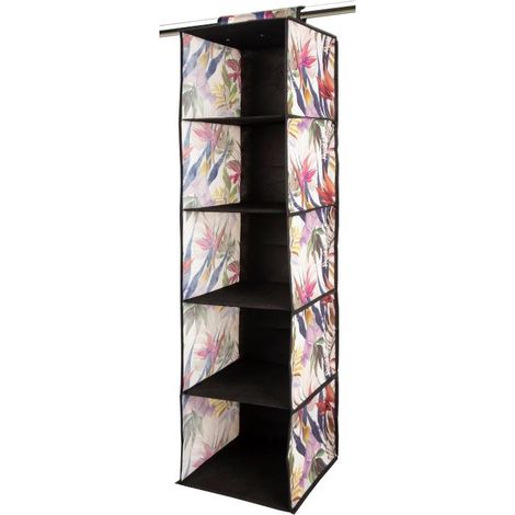 Organizer da Parete Armadio Floral Beauty 5 Piani 30 x 30 x 120 cm Ordinet (1/2)