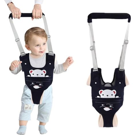 Baby Walking Harness Adjustable Handle Toddler Walking Assistant Baby Standing and Walking Learning (1/5)