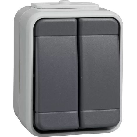Elso Doppeltaster lg/dg 10A AquaTop 442509 (1/2)