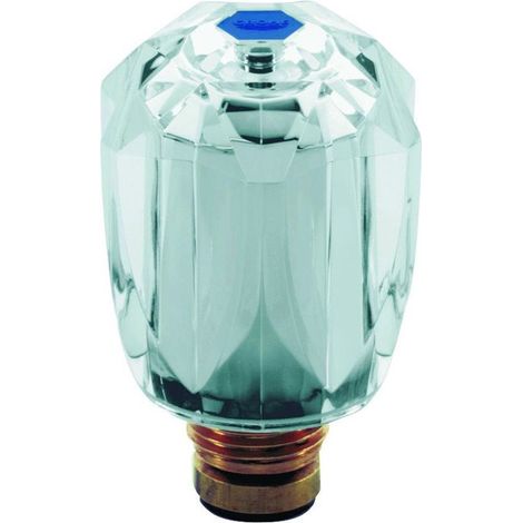 GROHE parte superior 45951 con mango brillante marcado azul 1/2 pulgada cromo