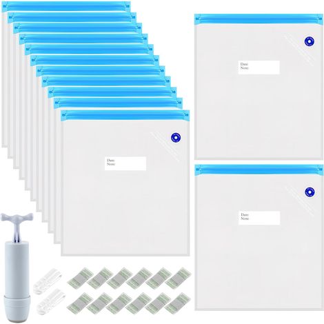 12er-Packung feuchtigkeitsbeständige Vakuumbeutel für 3D-Druckerfilamente, wiederverwendbare Vakuumierbeutel zur Aufbewahrung von Filamenten (1/5)