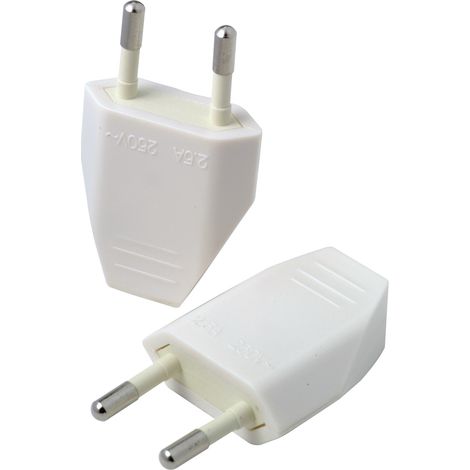 FICHE 2.5A BLANC 2PC PROFILE 690125101