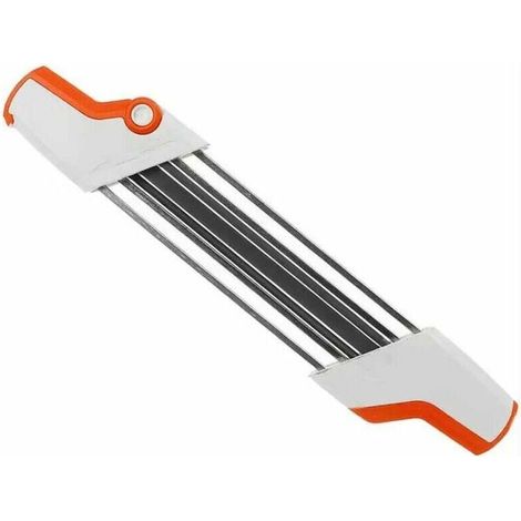 Aiguiseur de tronçonneuse Aiguiseur de chaîne Aiguiseur de tronçonneuse Manuel Porte-lime 2 en 1 pour chaîne de tronçonneuse 3/8" P Ø 4,0 mm