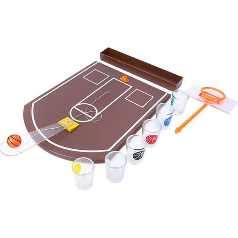 Jeu de basket à boire en acrylique, plateau innovant mini pour fête bar (1/5)