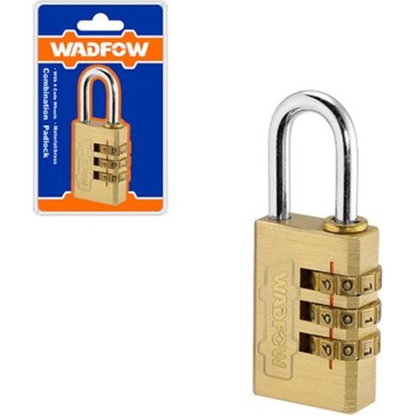 Candado Combinación 3 Dígitos WADFOW - 3x20mm, WADFOW