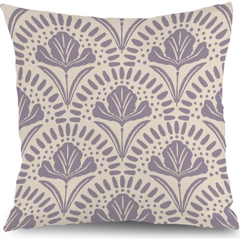 Housse de coussin floral extérieur, décoration salon extérieur,40×40cm (1/5)