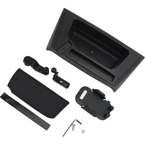 Supporto per cellulare da cruscotto di ricambio per JK JKU 2, kit di sistema di vani portaoggetti in lega di alluminio a 4 porte (1/2)
