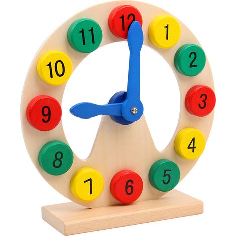 Horloge éducative pour enfants, Pendule éducatif « Apprenons ensemble », Le qd parfait (1/5)