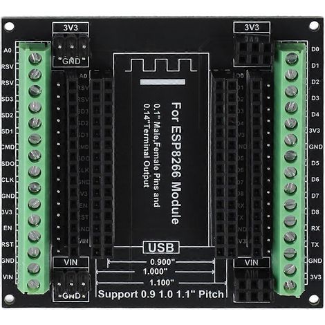 Carte d'extension ESP8266 30 broches GPIO 1 vers 3 (1/5)