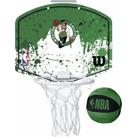 Wilson NBA Boston Celtics Mini Canestro da Basket Verde Bianco