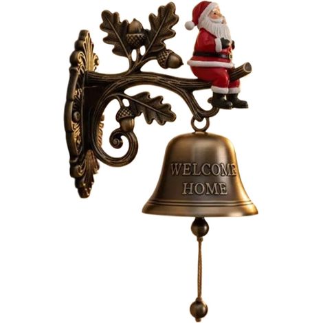 Cloches De Noël Décoration Saisonnière Ferme Vintage pour Les Fêtes De Fin  Grelots Décoratifs Pour Déco Noël Décoration Vintage Ferme Fêtes Saisonnière Jardin Entrée Cuisines Extérieur (1/5)
