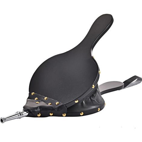 Soufflet de cheminée 1PC pour camping extérieur BBQ grill cuisson intérieure ventilateur de cheminee souffleur d'air avec sangle de suspension (1/5)