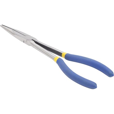 Pinces de précision 28 cm acier inoxydable, poignée ergonomique pour bricolage et réparations