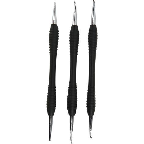 robuste Lederformwerkzeuge aus Edelstahl – DIY-Set zum Pressen und Polieren von Leder zu Hause (1/5)