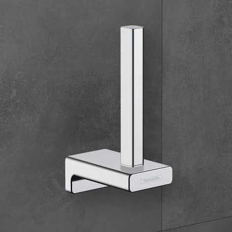 hansgrohe AddStoris Spare Toilet Roll Holder Chrome - 41756000 (1/3)