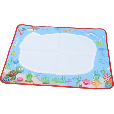 Wassermalmatte für die frühe pädagogische Förderung der Auge-Hand-Koordination, farbenfrohe große Wassermalmatte, Ozean (1/5)