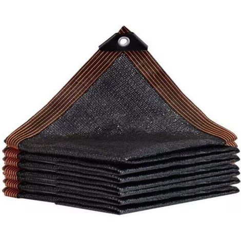Filet d'ombrage extérieur - - 50% réduction de lumière - 4x8 m - Protection UV - Polyéthylène haute densité (1/3)