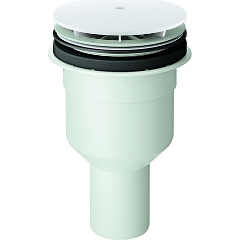Vaciador blanco alpino para plato de ducha con salida vertical GROHE