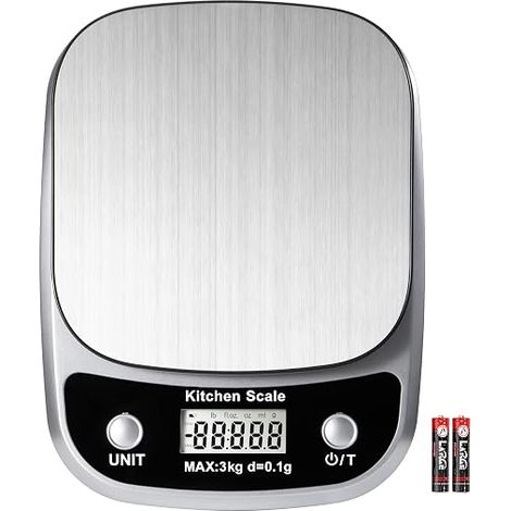 Digital Kitchen Scales Weight Grams and Oz 3 kg/0.1 g (1/5)