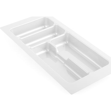Besteckkasten 235x490mm weiß SANS MARQUE