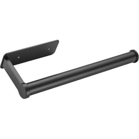 Soporte para papel higiénico y toallas de baño, portarrollos de papel higiénico, negro
