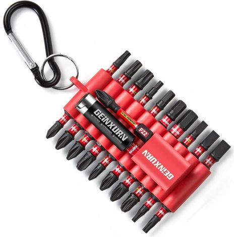 Schrauberbit-Set 22tlg. S2 Stahl magnetisch, Pozidriv, Torx, Sechskant, Schlitz (1/5)