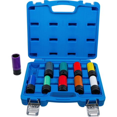 BGS Jeu de douilles puissance acier chrome-molybdène 15-24 mm (1/4)