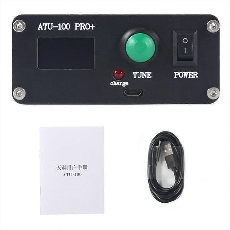 ATU-100 Pro+ Tuner d'antenne automatique 1,8-55 MHz, multifonction, compact et rechargeable (0,96 pouce) - SFYGV (1/5)