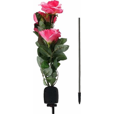 Solar Lamp Garden Light LED Solar Light Garden Light Decoration, Pink (1/5)