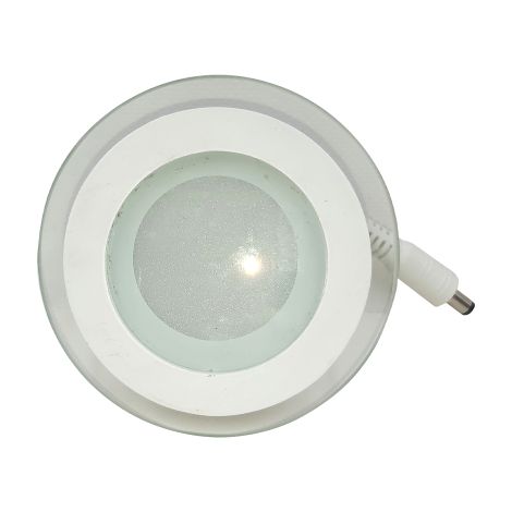 Faro faretto led 6W luce fredda 6000K da incasso   9,8 cm controsoffittature 480 Lm