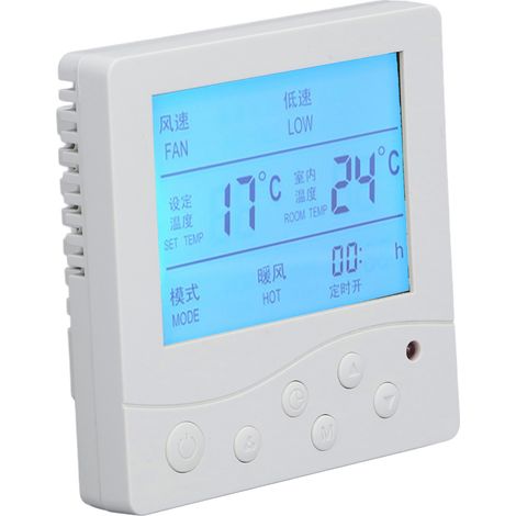 Zentraler Klimaanlagen-Thermostat: Zuverlässiger, störungsfreier Smart-LCD-Thermostat für 220-V-Haushaltsgeräte (1/5)
