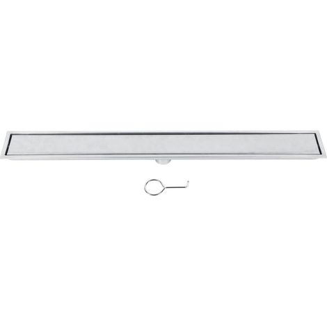 Bonde de sol en acier inoxydable 304, crépine de douche linéaire, accessoires de salle de bain, 80 cm (1/5)