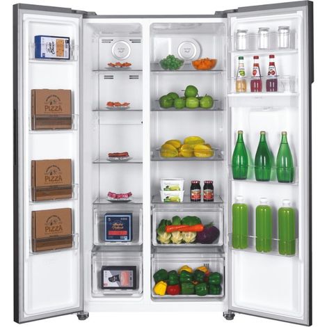 Candy CHSBSO-6174XWD nevera puerta lado a lado Independiente 529 L E Acero inoxidable (1/5)